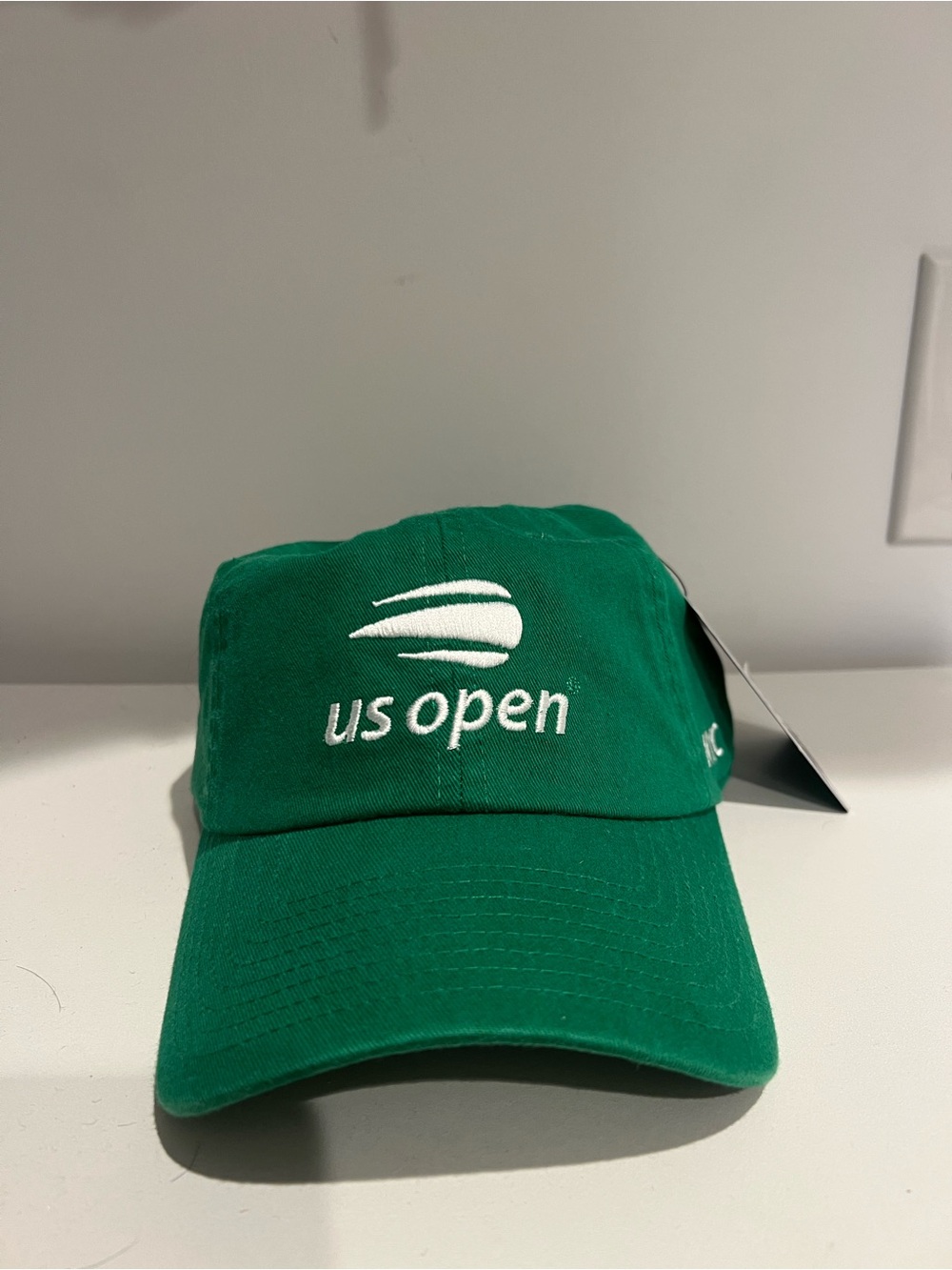 NWT Green US Open Baseball Cap with White Embroidery